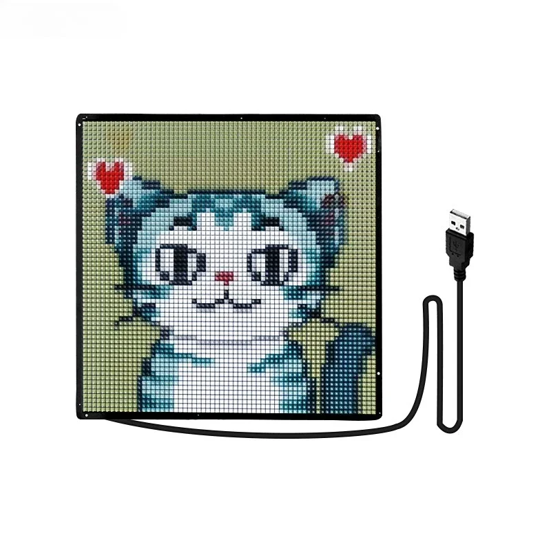 LED display color bluetooth wireless sending LED bendable scrolling display flexible screen large screen