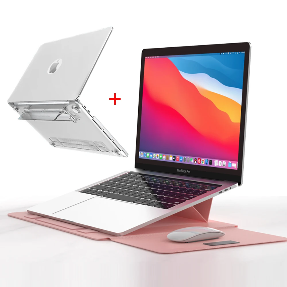Custodia per Laptop per Macbook Air 13 6 A2681 A2337 A2338 M1 M2 2023 Pro 14 16 A2780 custodia + custodia per Laptop trasparente