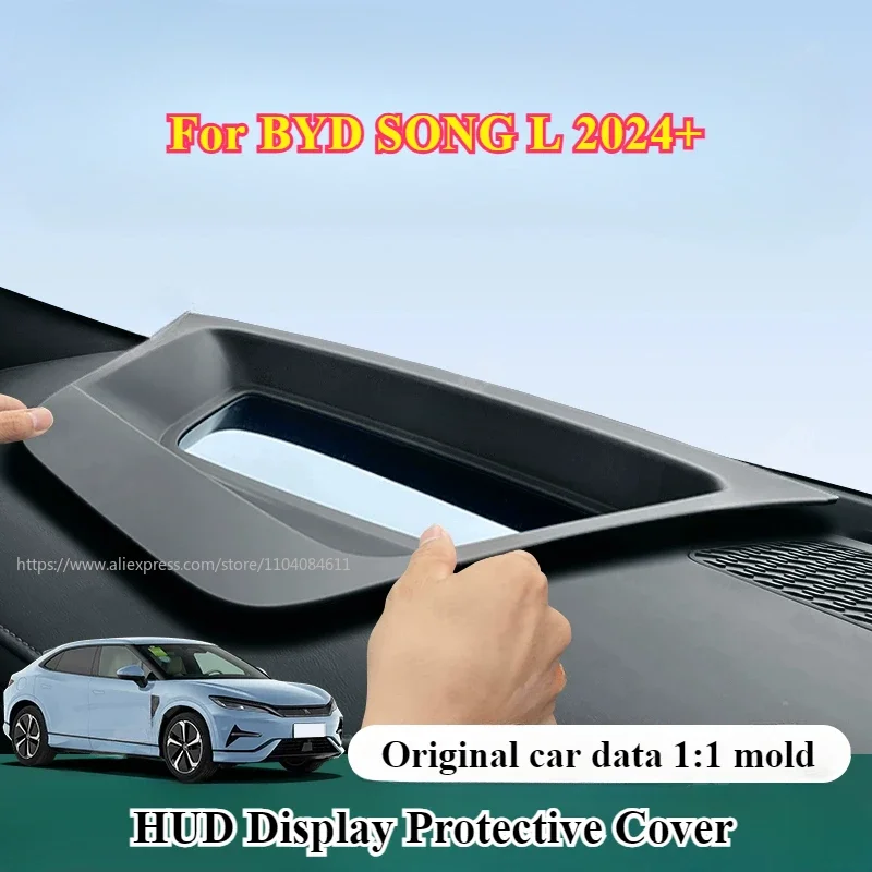 

For BYD SONG L 2024 2025 Car HUD Display Cover Head Up Display Reflective Frame Screen Dustproof For BYD SONG L Accessory