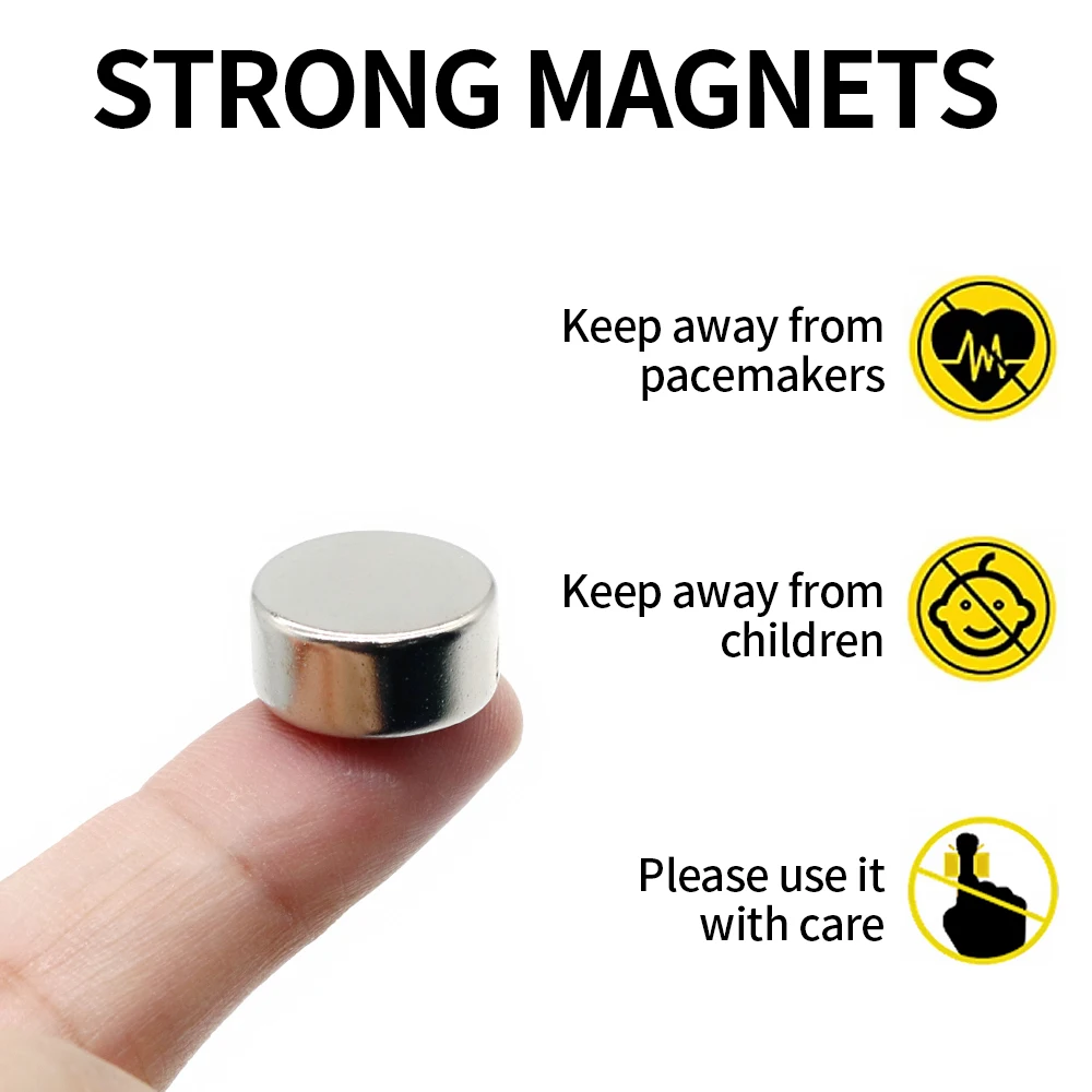 16x8mm Round Super Strong Neodymium Magnet N35 Powerful Magnetic NdfeB Permanent Refrigerator Magnet imanes DIY