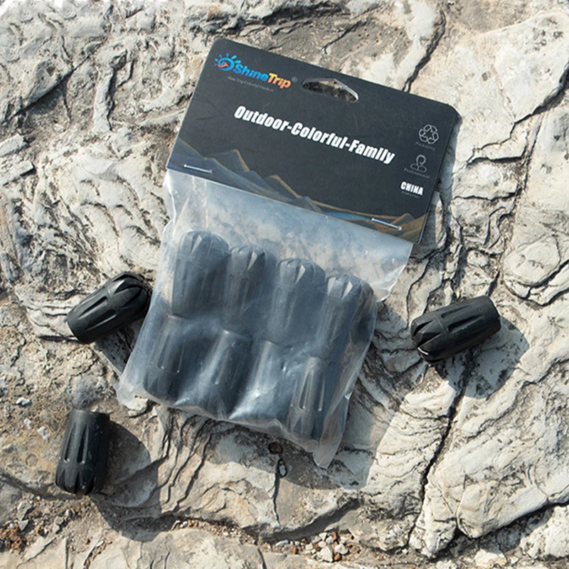 

8pcs Thickened Universal Trekking Pole Wear Resistant Stick Ends Rubber Tip