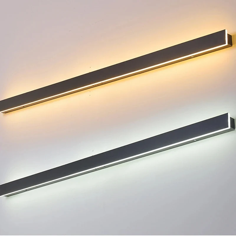 Outdoor wall light Minimalist led Linear Strip Light living room Background wall light Villa courtyard door Waterproof exterior