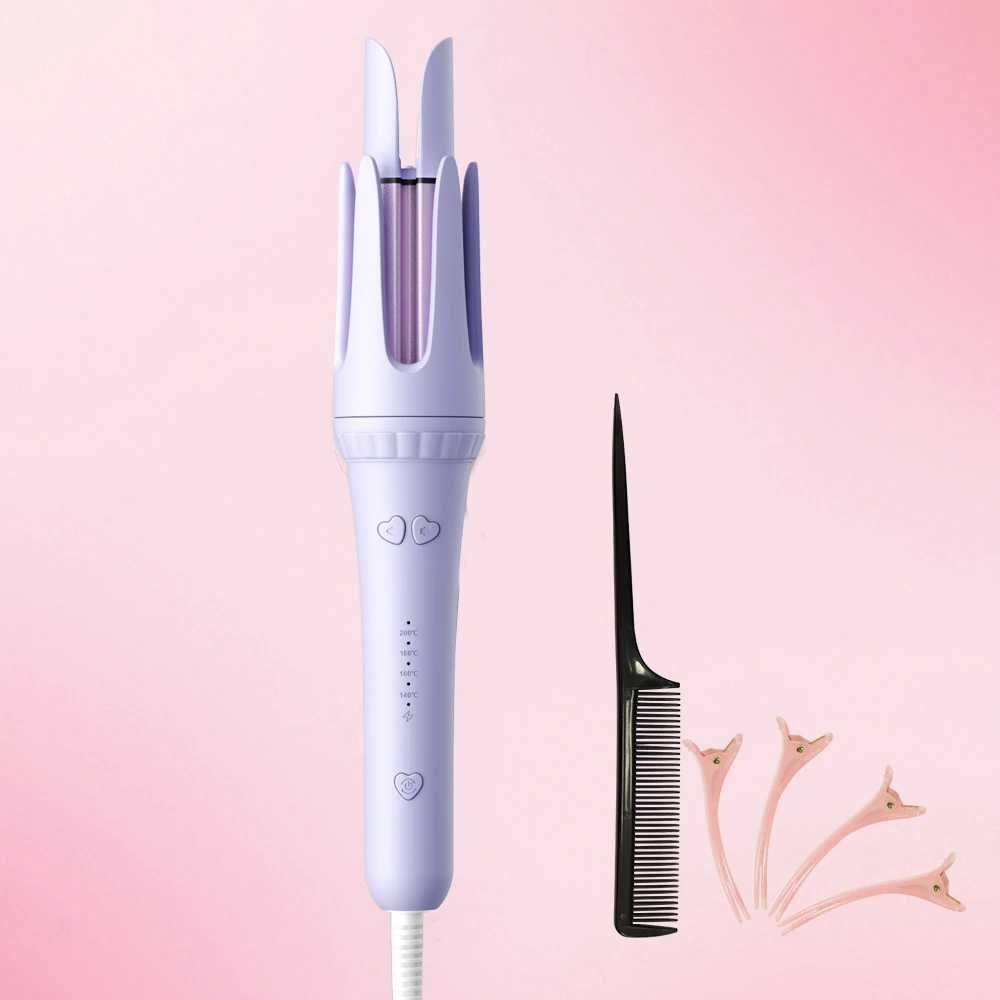 

Automatic Curling Iron 32mm Barrel with Negative Ion Buzzer Timer Auto Shut Off Hair Curler for Long Lasting Waves