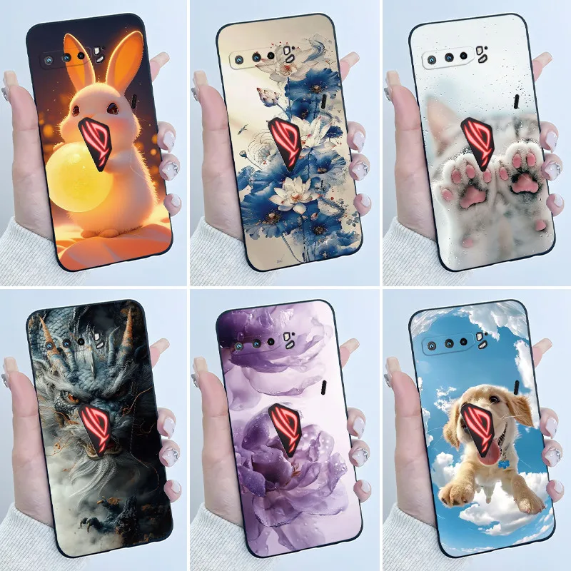 

Casing For Asus ROG Phone 3 ROG 3 ZS661KS Case Aesthetic Luxury Cute Cool Boys Girls Back Matte Soft Silicone Shockproof Cover