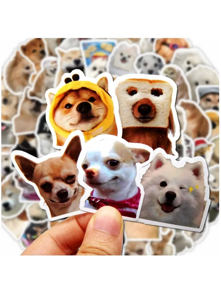 AliExpress NONE 10/50/100PCS Cute Funny Dog Cartoon Stickers Vinyl Decals for Phone Laptop Bike Luggage Car Kids Stationery Decoration