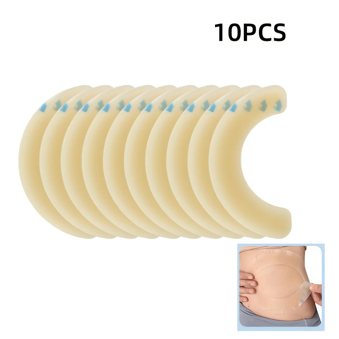 

10 шт., барьерные полоски для стомы, ленты, кольца, клейкие фиксаторы давления, герметичные колостомы, сумка для колостомы, барьерная полоса