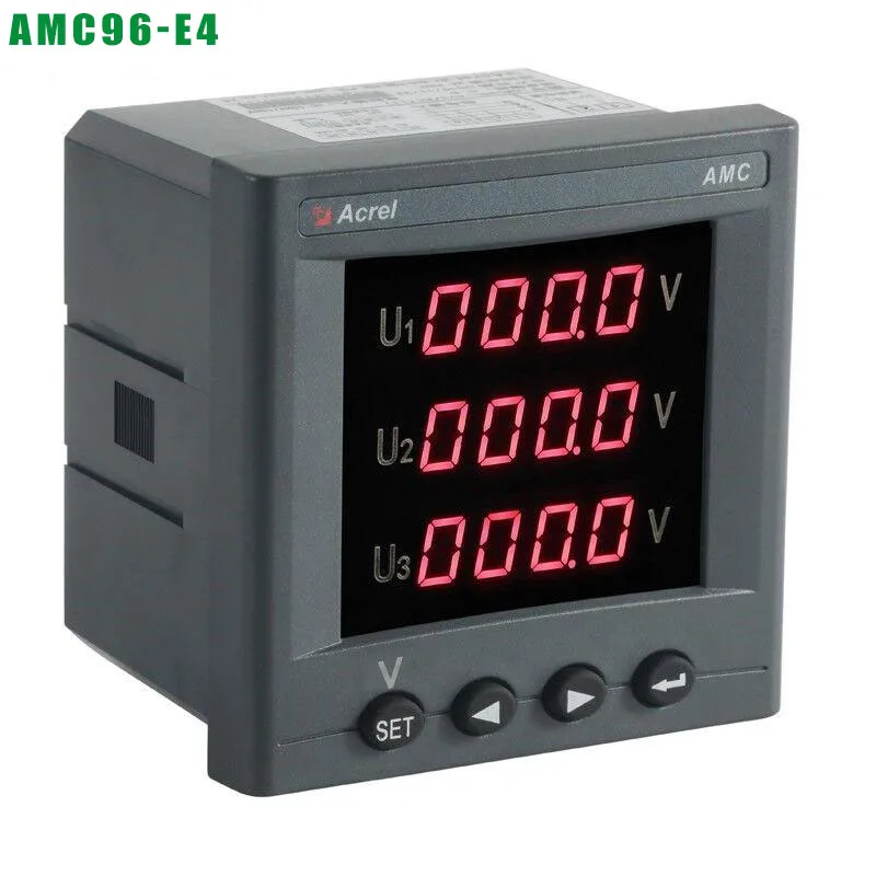 

Acrel AMC96-E4/KC Electrical Measuring Instrument Programmable Power Meter Electricity Meter Smart Power Analyzer