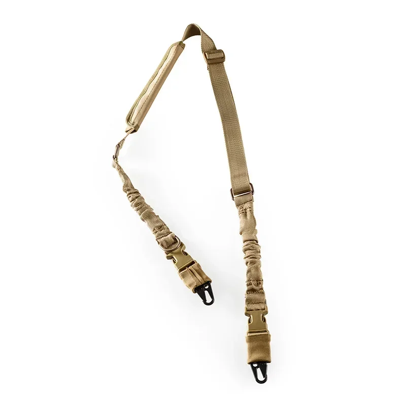 Eslinga para Rifle de 2 puntos, cuerda para pistola de juguete, correa de hombro ajustable, accesorios tácticos para exteriores, cinturón de flejado para pistola de juguete de dos puntos