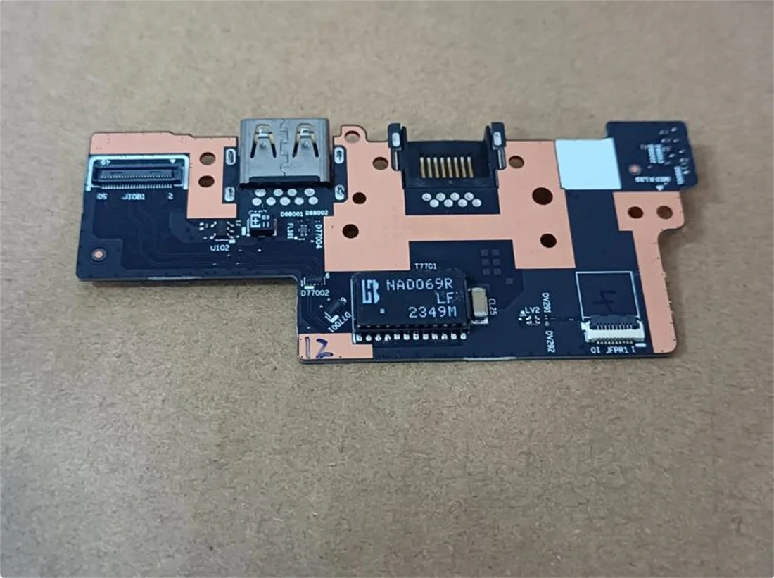 FOR Lenovo T14 P14s Gen5 P16 Gen2 LT4E0 LAN RJ45 Ethernet USB board switch button board NS-F851 NS-G031