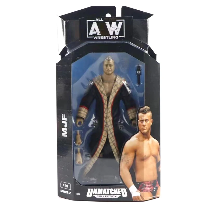 

MJF WWE/AEW /WWF/WCW Rare Collection PVC All Elite Wrestling Unmatched Collection Series Action Figures 6'