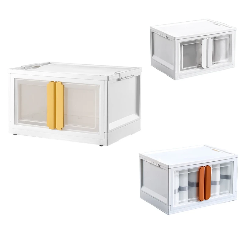 

Trousers Clothes Storage Box Wardrobe Drawer Shirts Jeans Pants Storage Box Orange