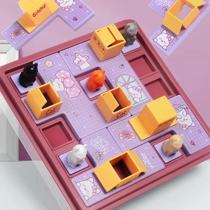 Kinderen Logisch Denken Puzzel Bordspel Logisch Denken Training Ruimtelijke Planning Familiefeest Interactief Educatief Speelgoed