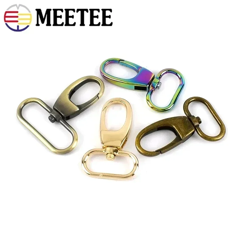 5/10/20Pcs 20-38mm Metal Buckles For Bag Strap Trigger Swivel Lobster Clasp Handbag Snap Clip Hooks DIY Hardware Accessories