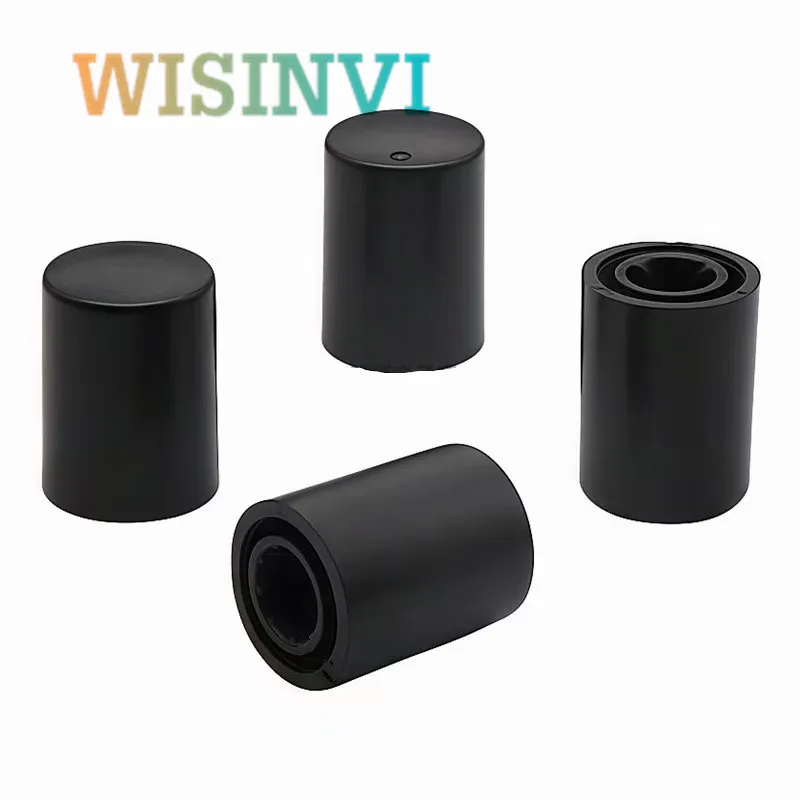10PCS Plastic Knob Potentiometer Knob Cap Amplifier Volume Knob Cap Diameter 12mm Height 16mm Flower/D Shaped Inner Hole 6mm