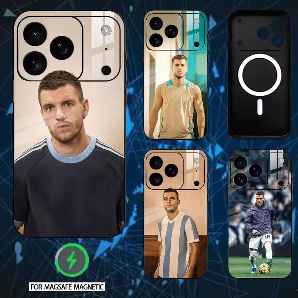 

Giovani Lo Celso Phone Case For iPhone 17 16 15 14 13 12 Pro Max Plus for Mirror Wireless Magnetic Cover