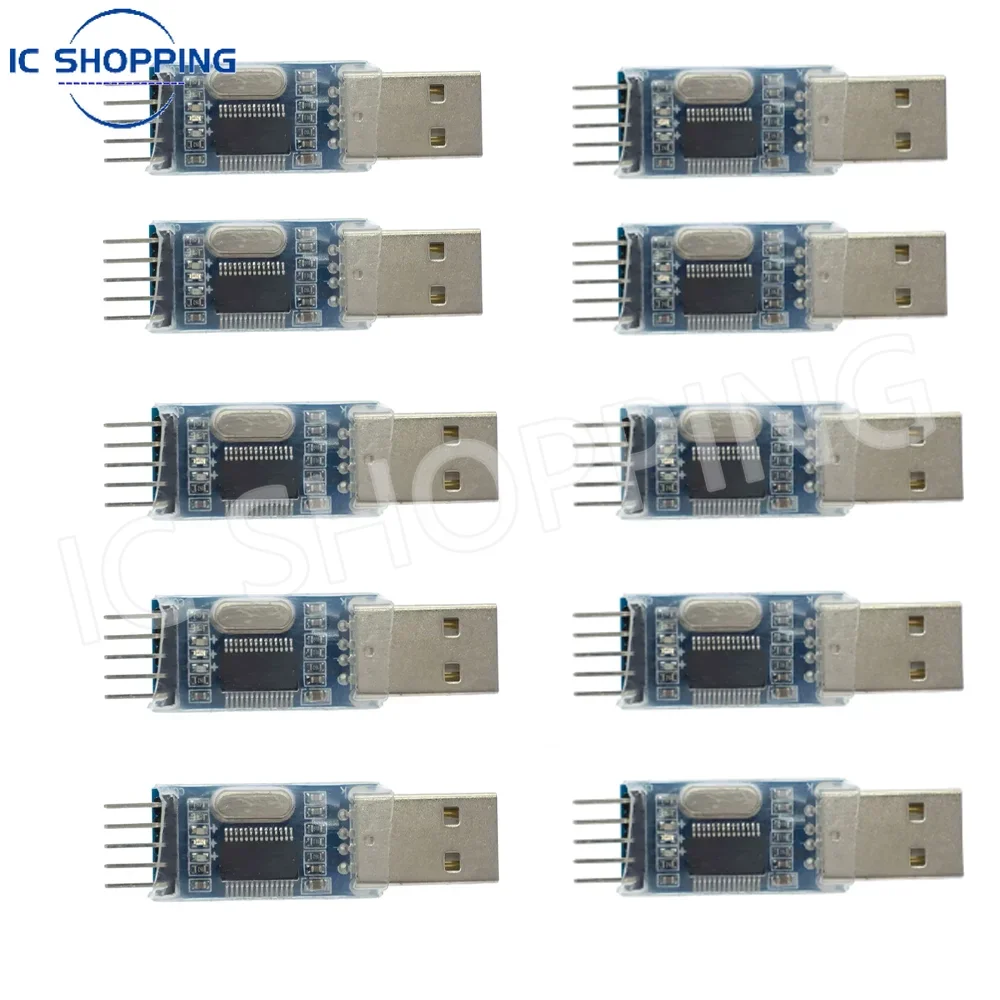 10pcs USB To TTL Upgrade Brush Board PL2303HX Module STC Microcontroller Download Line Brush Line