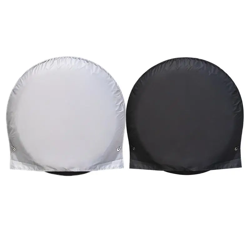 Tire Covers For Trailers UV Resistant Tire Cover UV Resistant Sun Rain Snow Tyre Protector Fits 27-29in Tires Automotive Wheel