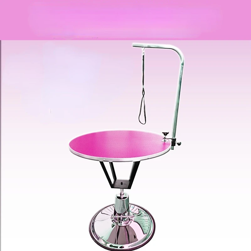 Pet grooming table, dog grooming table, pneumatic rotating hydraulic lifting table, large dog and cat bathing design table