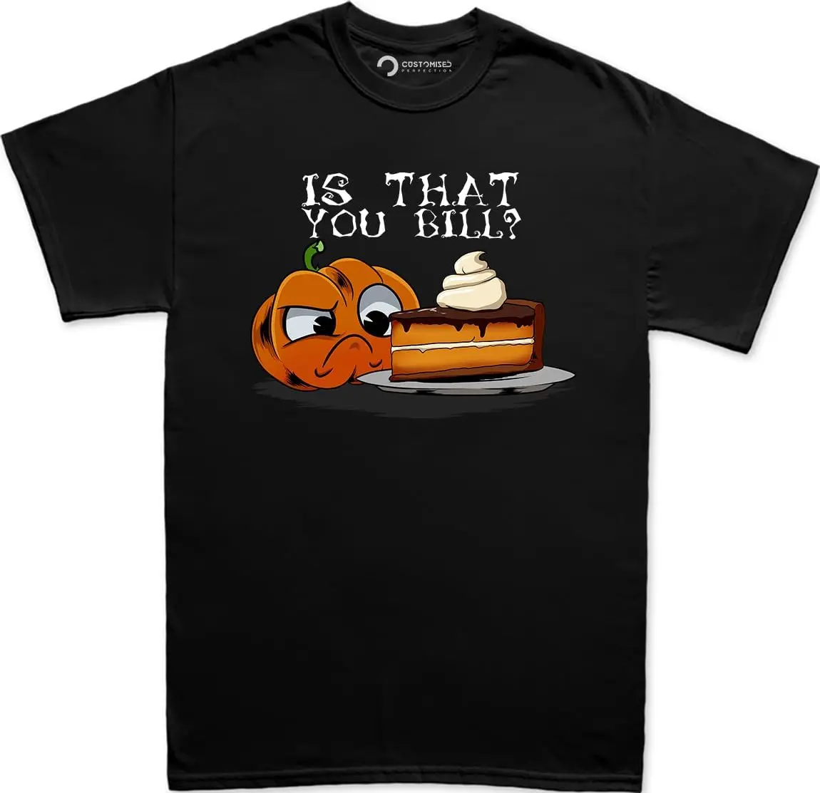 Happy Halloween Tshirt: Funny Pumpkin Pi Shirt - Pumpkin Pie, Men's Pumpkin Shirt, Halloween Spice, Trick-or-Treat, Spooky