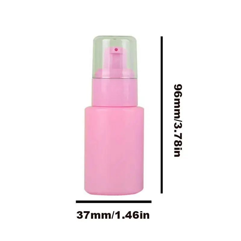 30ml garrafa de bomba vazia de vidro colorido líquido fundação dispensar ferramenta de maquiagem portátil viagem essencial squeeze garrafa beleza