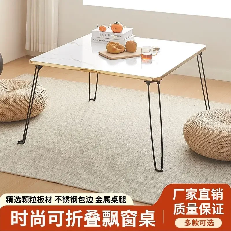 Bed Small Table Bay Window Foldable Table Dormitory Notebook Computer Table Household Children's Study Student Desk