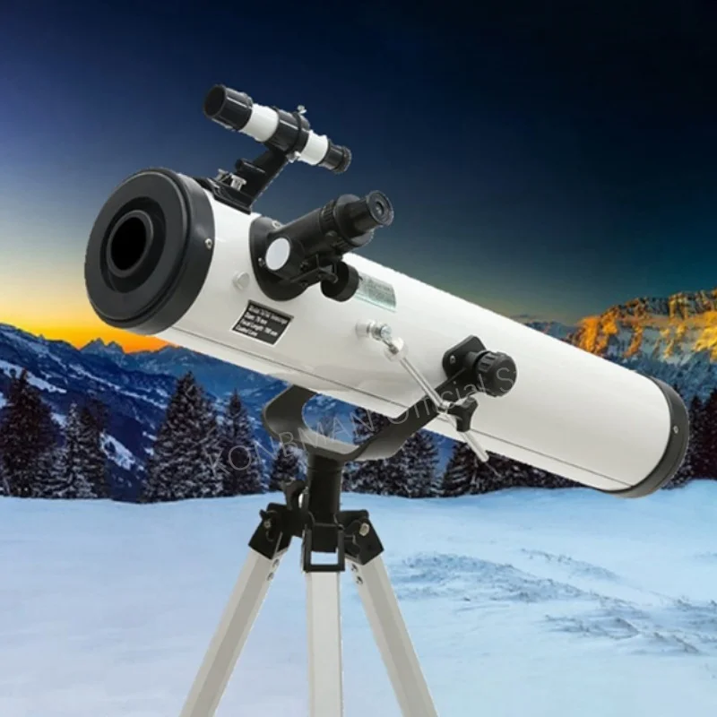 F70076 Monocular 875X Professional Astronomical Telescope 114MM Large Aperture Stargazing Bird Watching and Lunar Observation