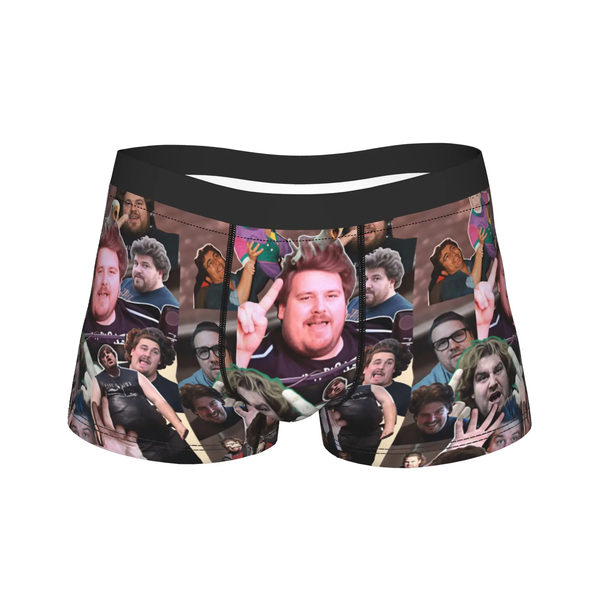 Drachenlord Various Expressions Photo Collage Underwear  Customs Boxer Shorts Hot Sale Men Underpants Elastic Shorts Briefs Gift