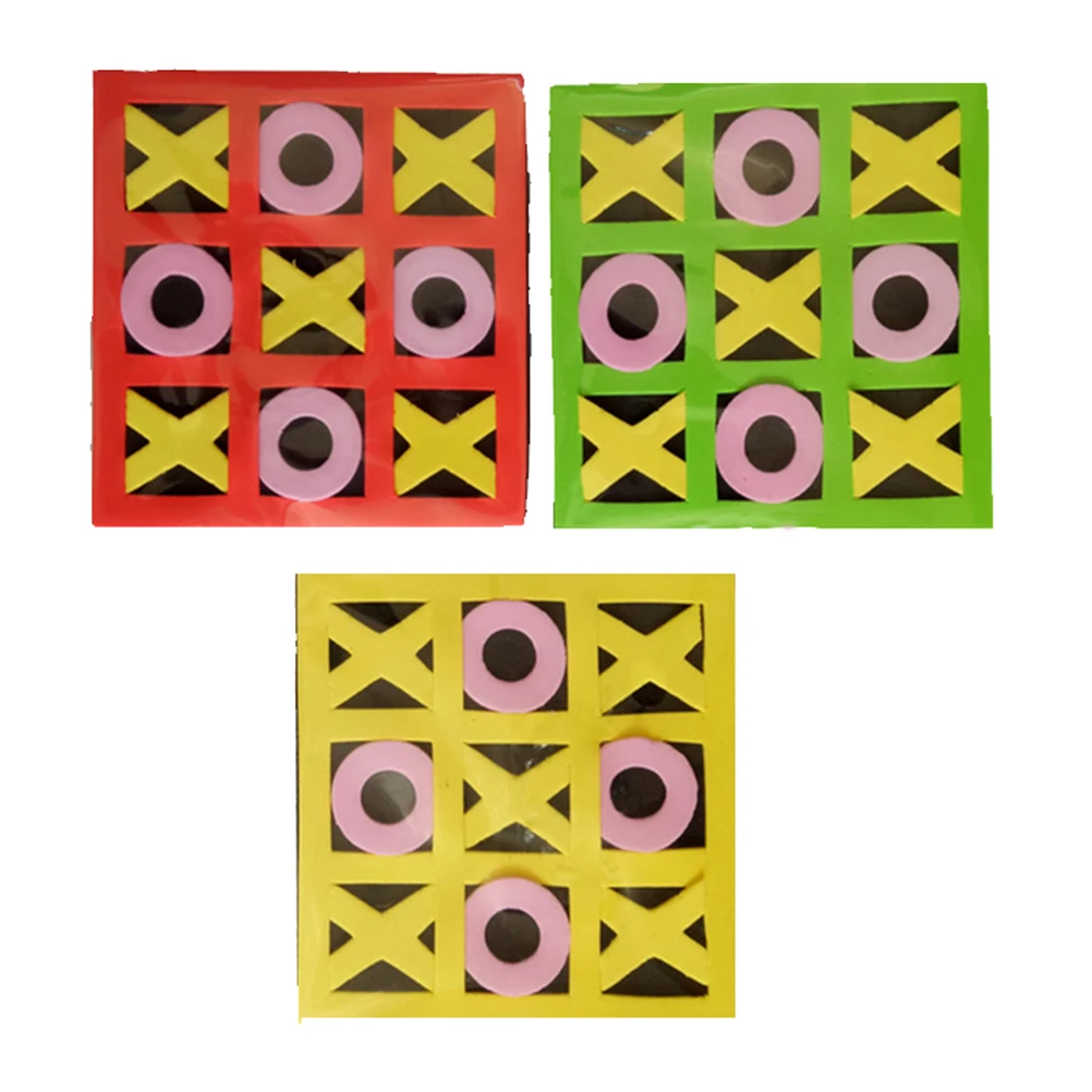 

10pcs X Chessboard Parent-Child Interaction Leisure Game Board Intelligent Educational Toys (Random Color)