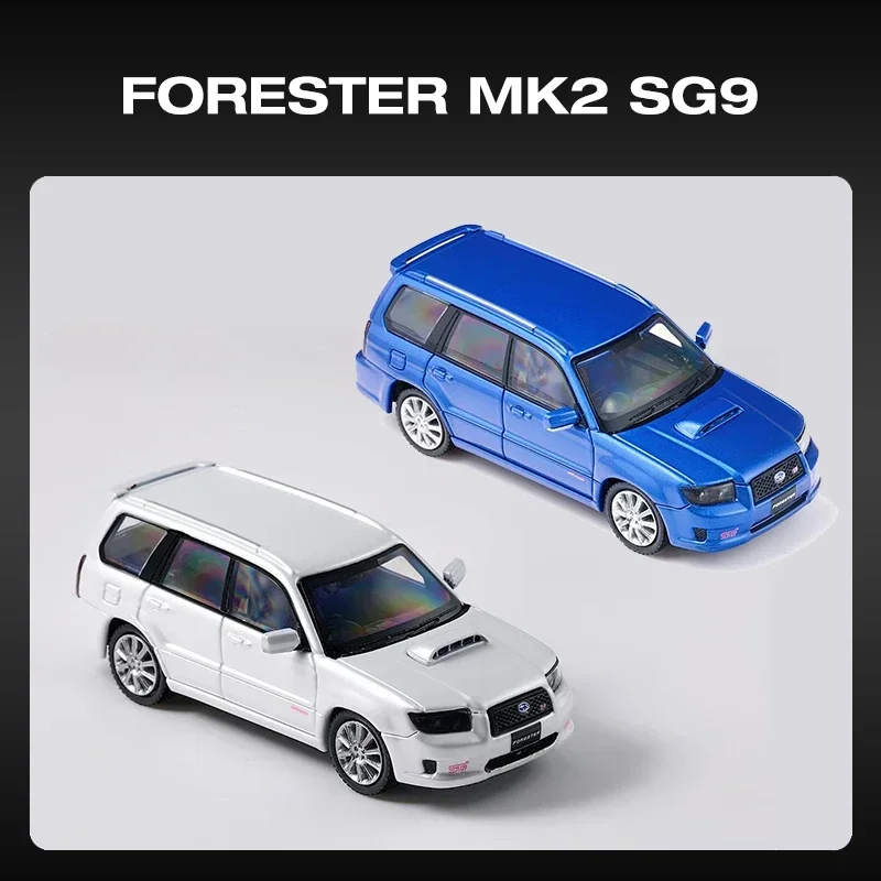 

Предпродажа Fiber Run 1:64 Forester MK2 SG9, литая под давлением диорама, коллекция моделей автомобилей, миниатюрные игрушки