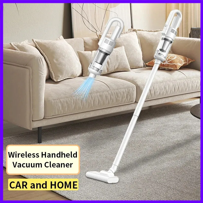 

Ручной беспроводной пылесос 6500Pa: Мощная машина для уборки, легкий инструмент для чистки автомобиля, дома и пола