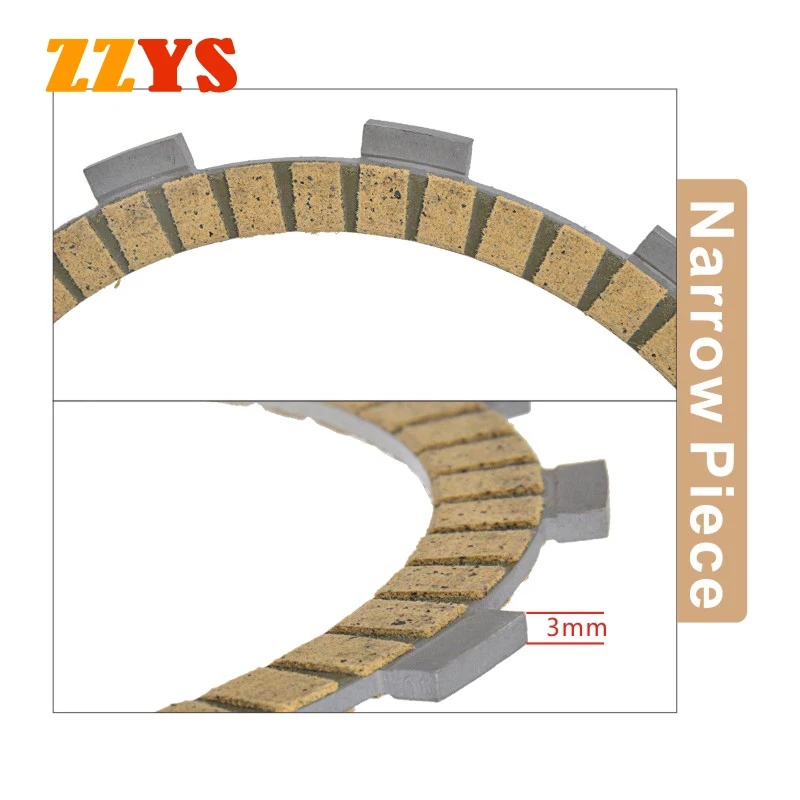 6pc 150X139X119X3mm 12Tooth Tooth width 14mm Motorcycle Part Clutch Friction Plate