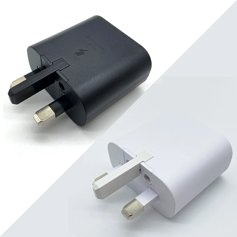 Samsung PD3.0 Fast Charging 25W USB-C Charger UK Plug Quick Charge Wall Adapter For Galaxy S25 S23 S