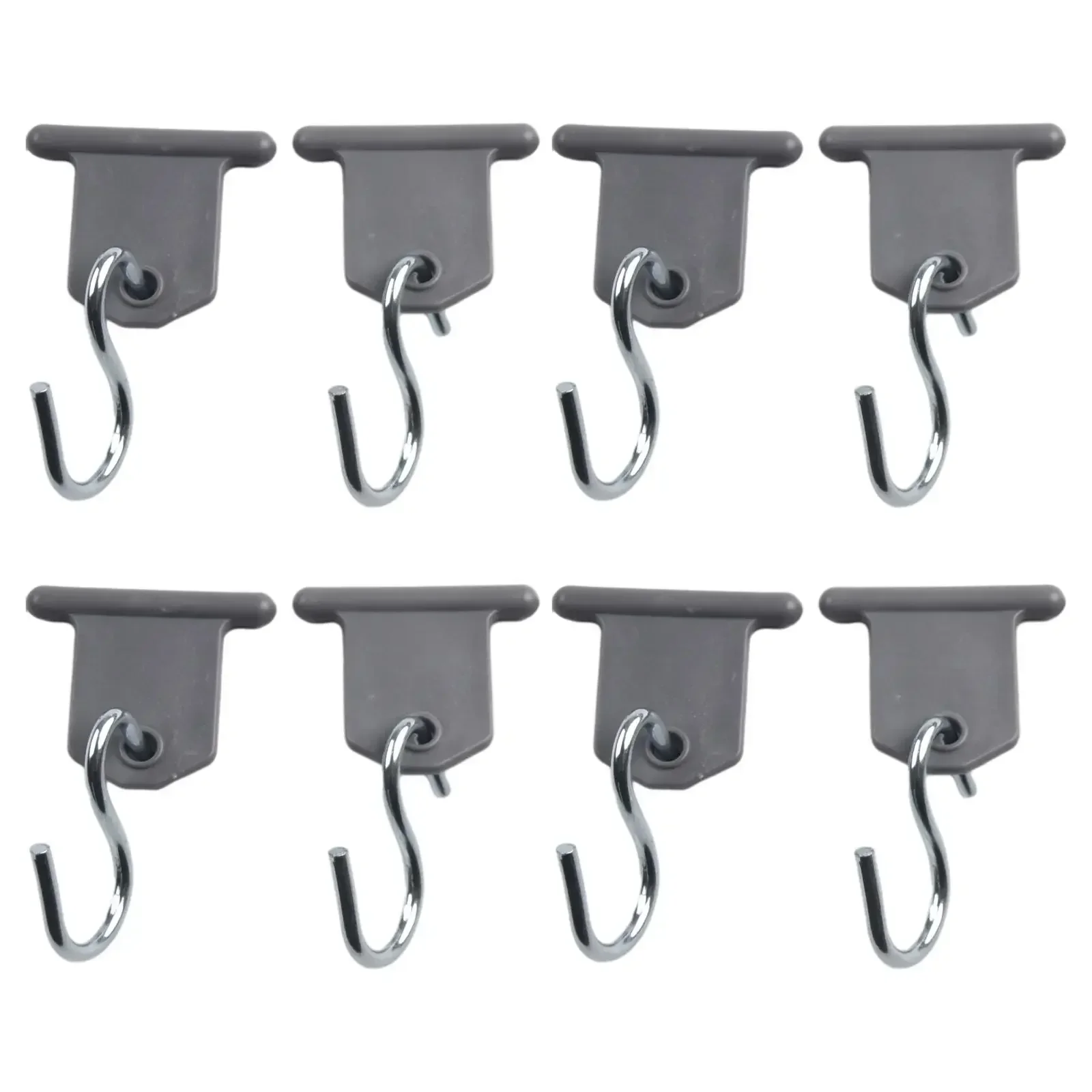 8pcs White Universal Awning Clothes Hook Racks For RV Camper Caravan Party Light Holder RV Awnning Hook Accessories