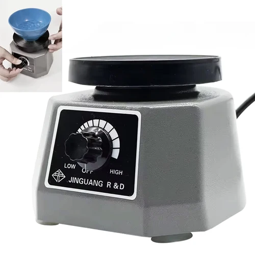 Imagen 1 del producto Agitador redondo de 4 "", placa vibradora de yeso, 110V/220V, vibrador de laboratorio, máquina de equipo Dental, agitador de intensidad Variable, ajusta la velocidad
