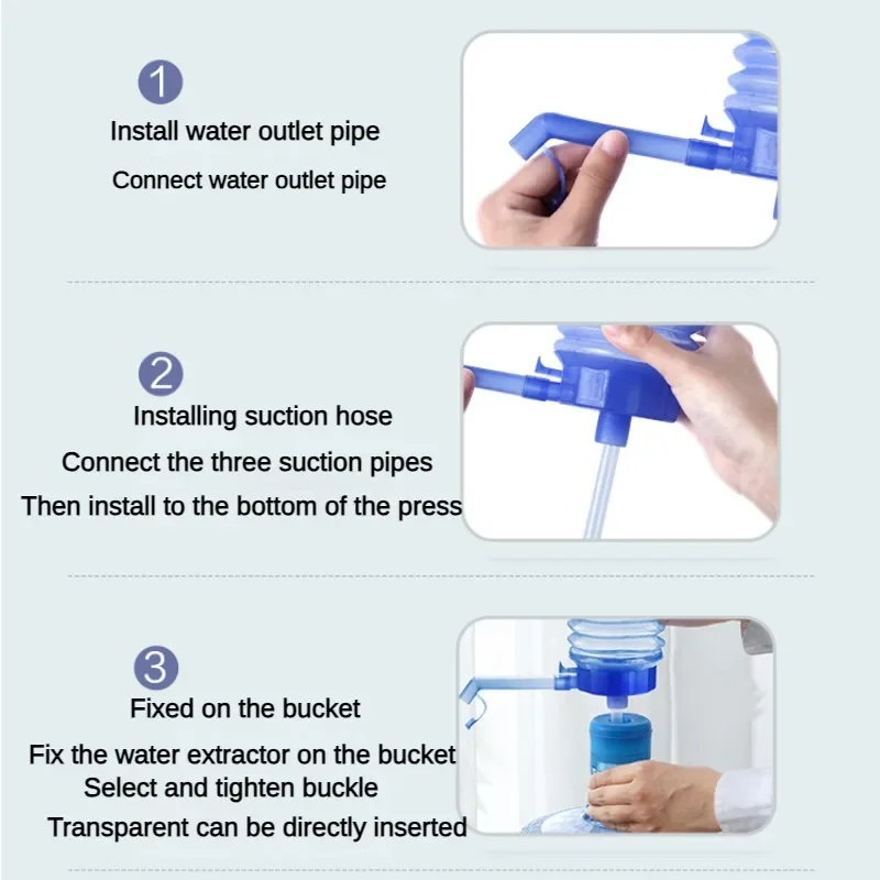Best Water Bottles Pump Manual Hand Pressure Drinking Fountain Pressure Pump Water Press Pump with An Extra Food Grade