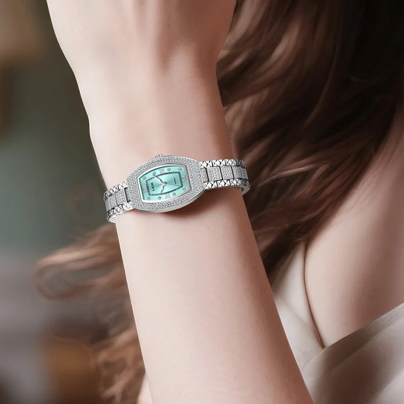 ساعة LIGE الأنيقة للنساء بتصميم أصلي كاجوال بسوار للسيدات ساعة يد فاخرة مقاومة للماء كوارتز للسيدات