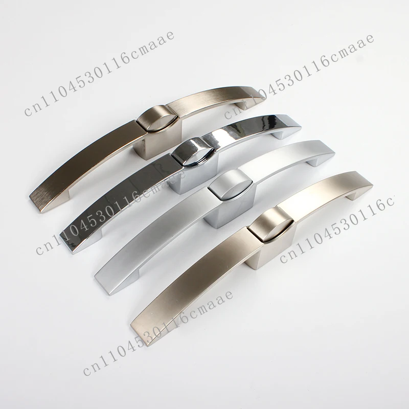 Hole Spacing 128mm Nickel Wire Drawing Color 10pcs/box Motorhome Caravan Push Lock Cabinet
