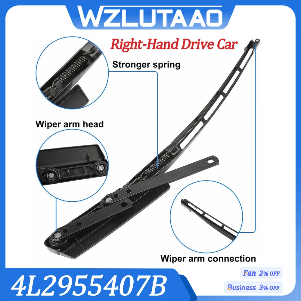 

4L2955407B For Audi Q7 2006-2016 Right-Hand Drive Car Passenger Seat Wiper Arm car accessories 4L2955408B