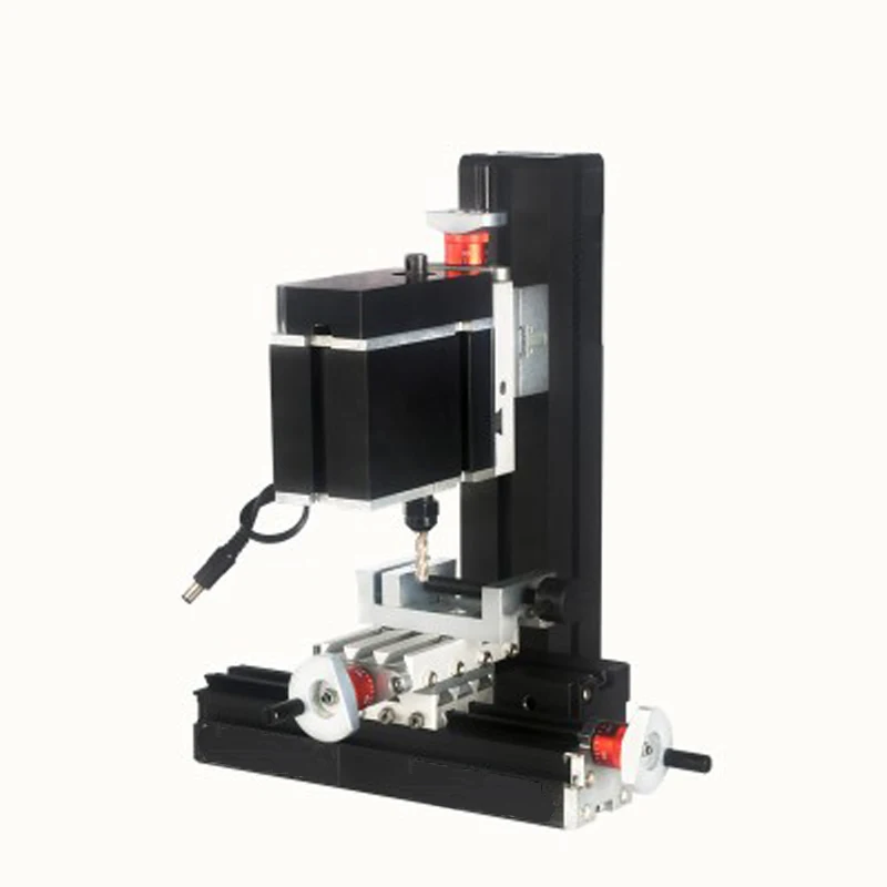 1PC Máquina de Perfuração e Fresagem Miniatura de Metal de Seis Eixos DIY, Modelo Didático de Baixa Potência, Ferramentas DIY de Produção de Alta Prec