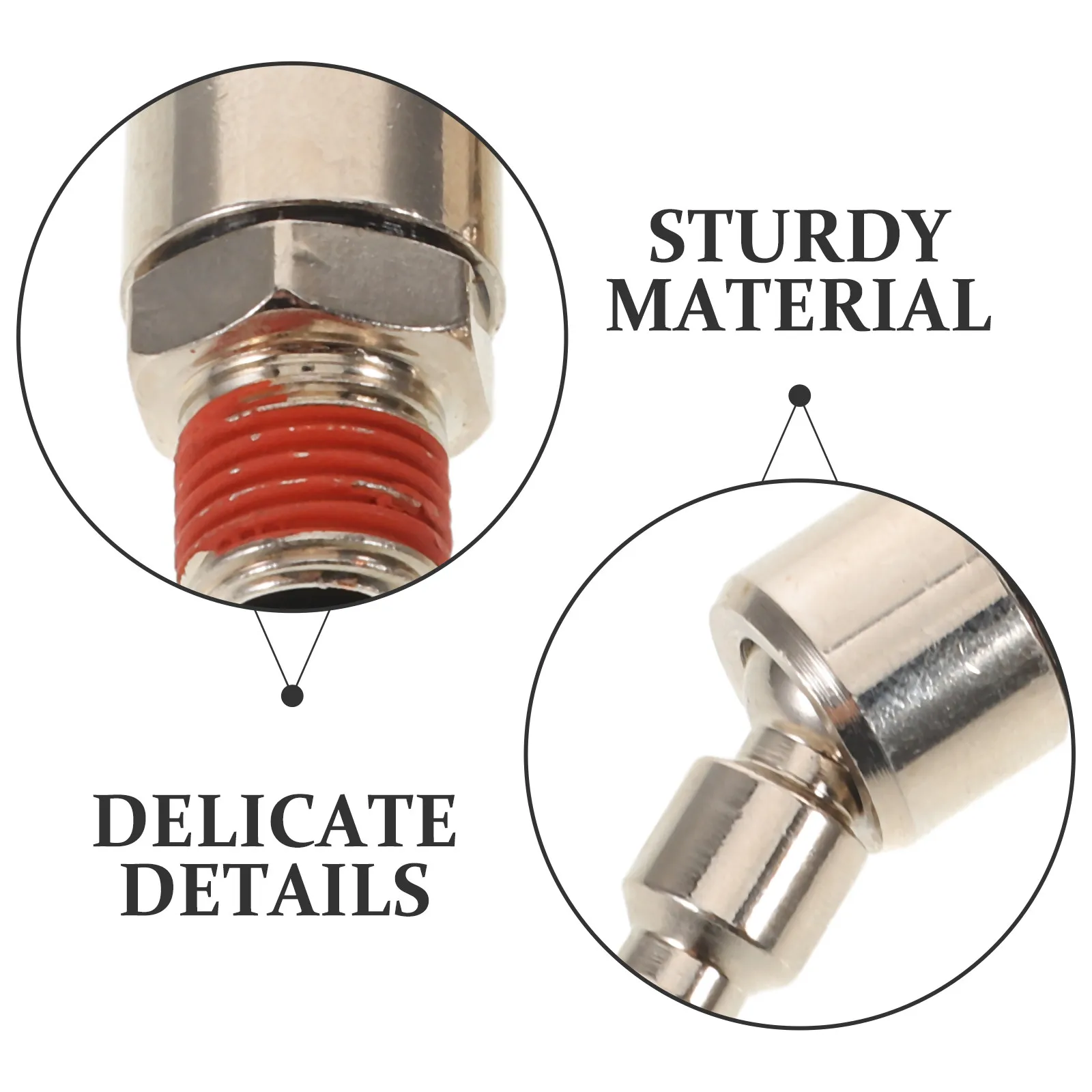 2pcs 360 Degree Swivel Air Fittings 1/4 Npt Rotating Pneumatic Joint For Air Tools Quick Connect Hose Coupling Automotive - view 5