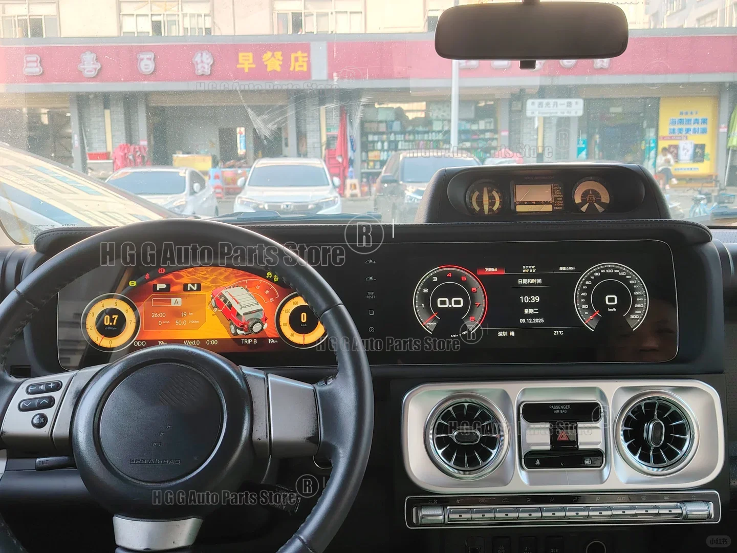 

HJ Dual Screen Android14 Car Screen Radio Carplay For TOYOTA FJ Cruiser 2007-2022 Multimedia Player Car GPS Navigation Head Unit