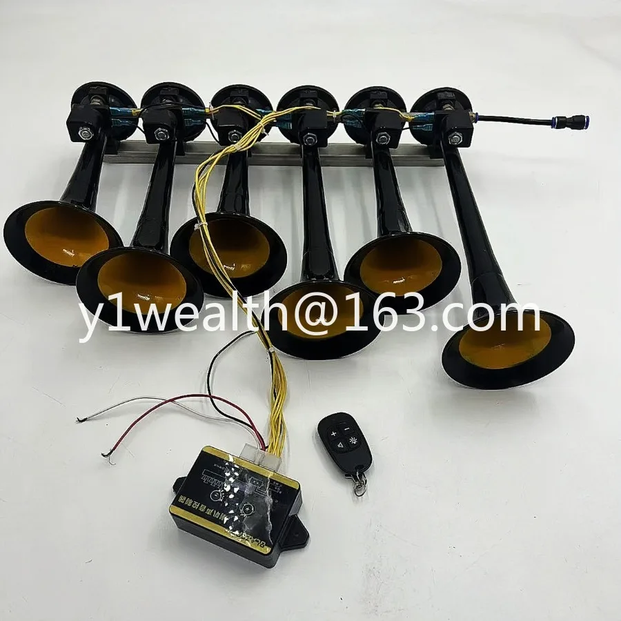 Six-tube modified horn, truck, train, general electric air-controlled horn, super loud 36-tone whistle