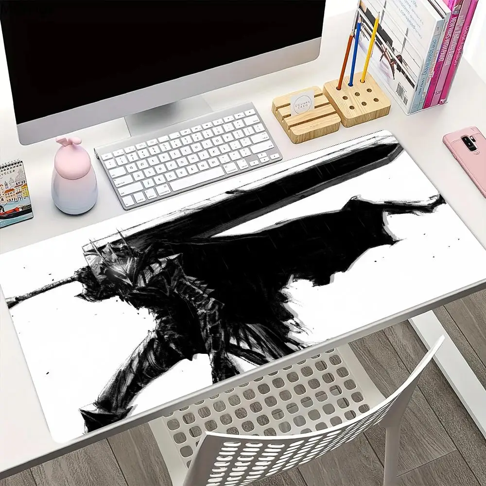 Berserk Mouse Pad Anime Large Mousepad XXL Desk Mat Office Accessories Gaming Mat Computer Table Setup Desktops Rug Mouse Carpet