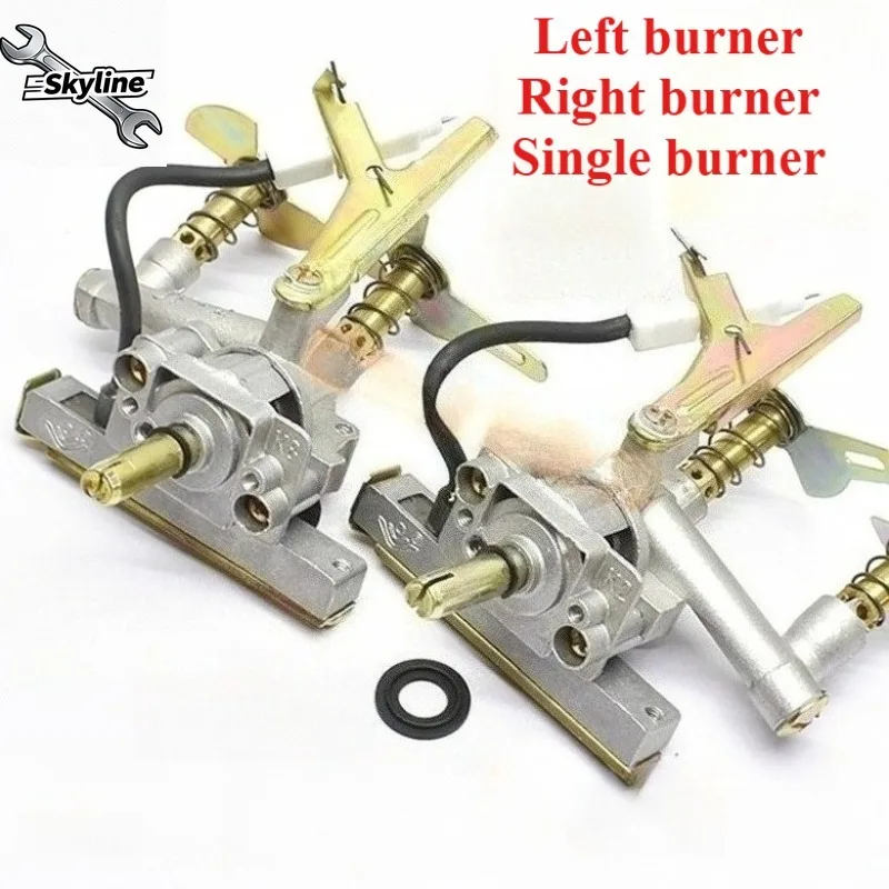 Gas stove electronic ignition switch assembly, single/double stove desktop, stove ignition accessories
