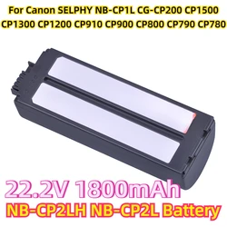 For Canon SELPHY NB-CP1L CG-CP200 CP1500 CP1300 CP1200 CP910 CP900 CP800 CP790 CP780 NB-CP2LH NB-CP2L Battery