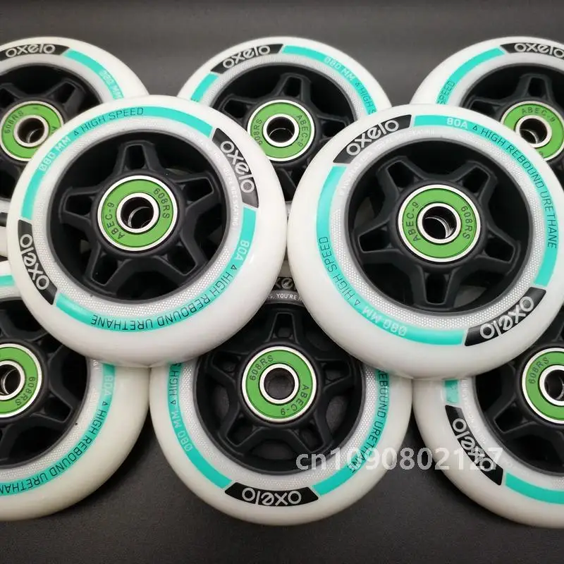 Roller wheel skate wheel 80mm 8 pcs / lot  80A 84A inline fsk wheel