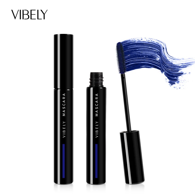 VIBELY 4 cores volumizing & curling 4D rímel primer colorido à prova d'água e resistente ao suor rímel à prova de manchas