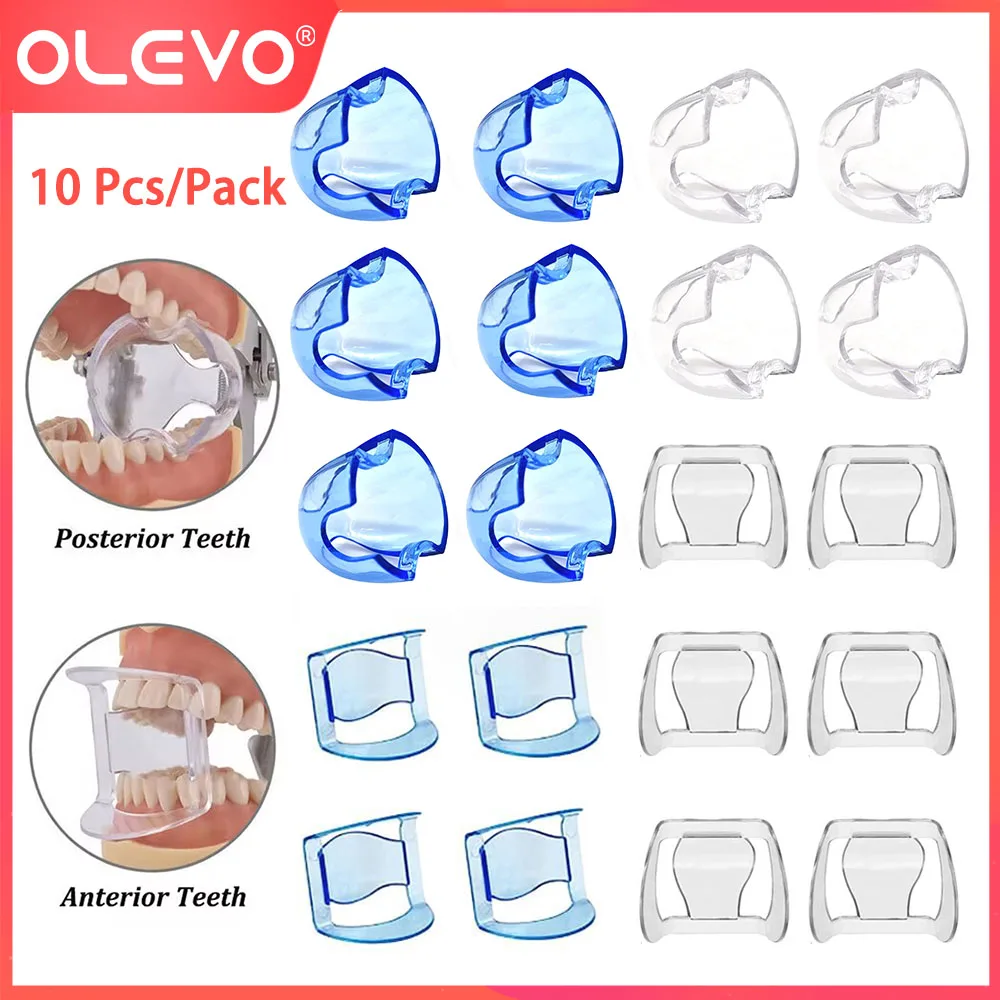 OLEVO 10 Pcs Dental Mouth Opener Oral Intraoral Cheek Expander For Anterior Posterior Bite Prop Lip Retractor Dentistry Tools