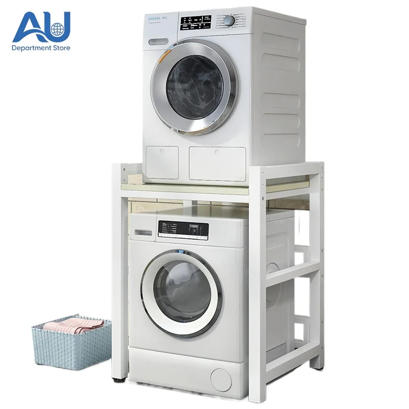 Washing machine rack Household floor-to-ceiling balcony Bathroom storage rack Multifunctional upper tumble dryer rack
