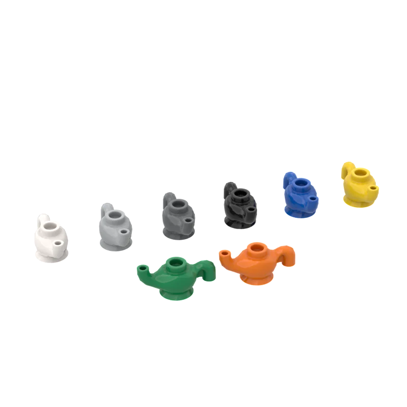 10pcs MOC Brick Parts 98383 Genie Lamp Teapot Compatible Building Block Particle DIY Assmble Kid Puzzle Brain Toy Birthday Gift